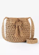 Straw Bucket Bag