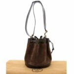 Suede Bucket Bag