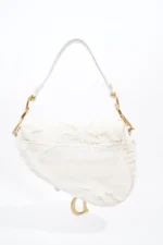  Dior Saddle Bag White