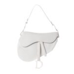 White Dior Saddle Bag 